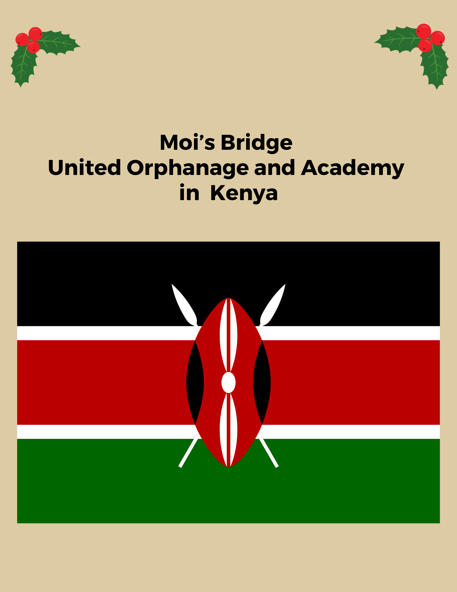 AG Kenya Moi's Bridge 8.5 x 11