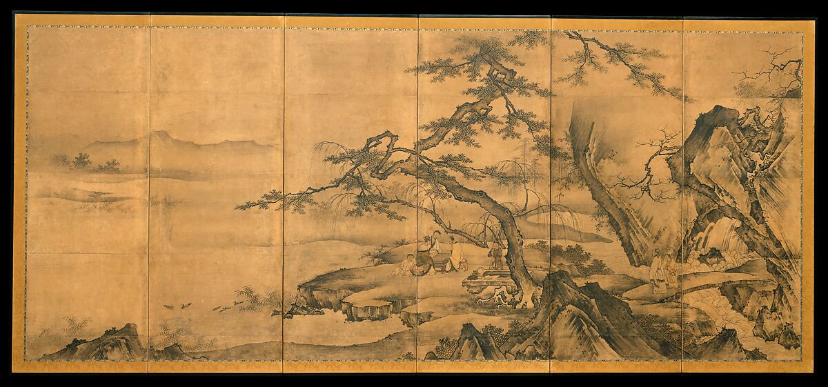 Kano Motonobu 狩野元信 | The Four Accomplishments | Japan | Muromachi period (1392–1573) | The Metropolitan Museum of Art (metmuseum.org)