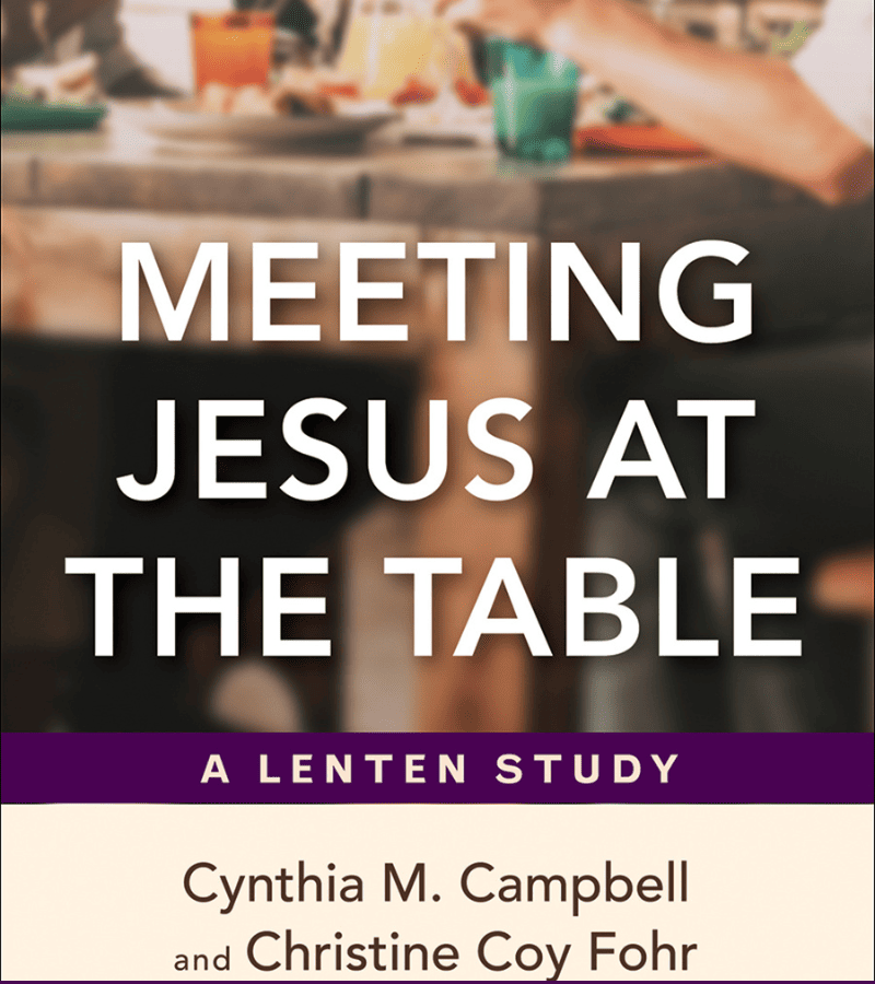 Meeting Jesus at the Table lenten study book cover