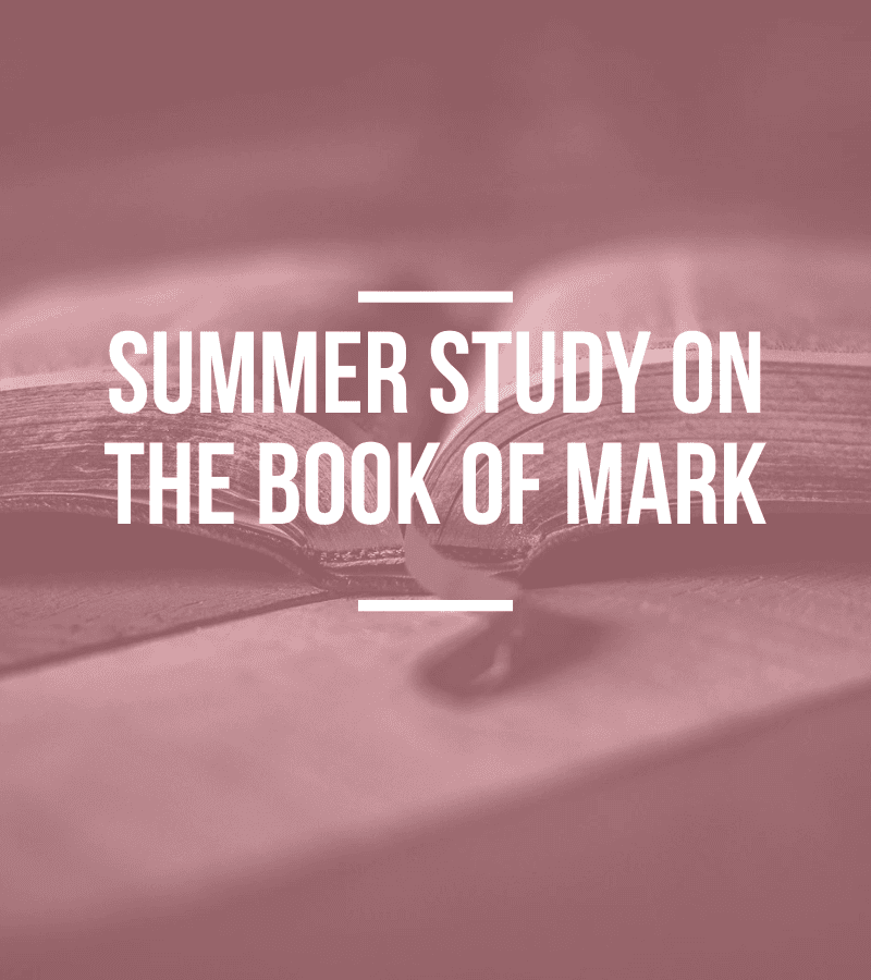 summer bible study on Mark