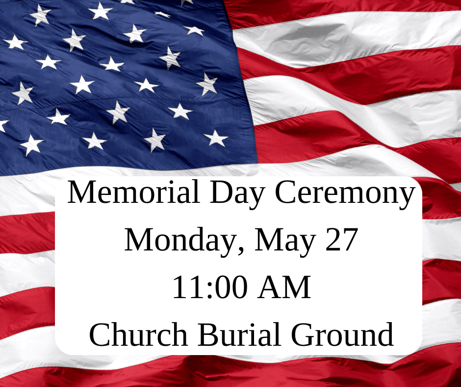 Memorial Day ceremony invite