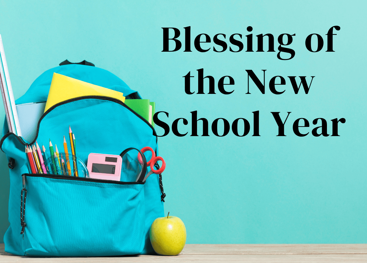 blessing of the backpacks
