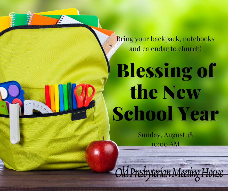 blessing of the new school year