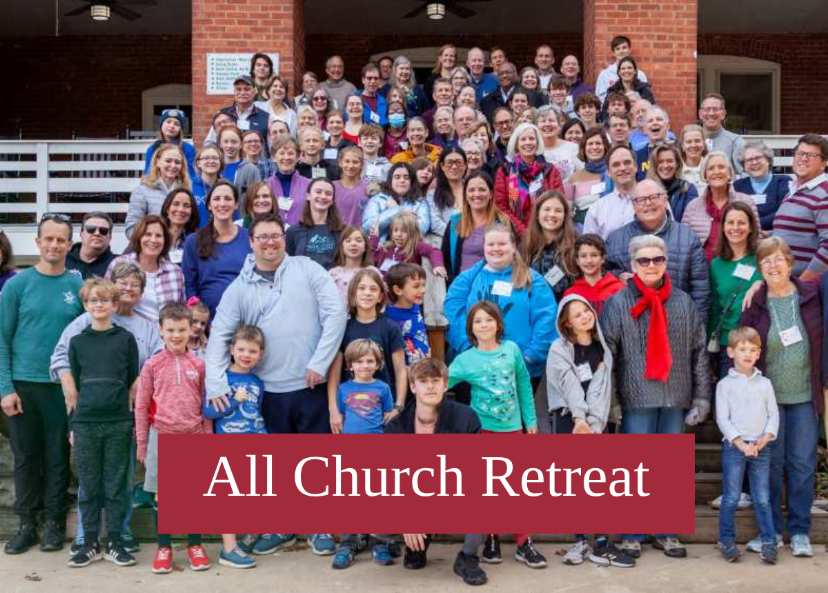 All church retreat group photo