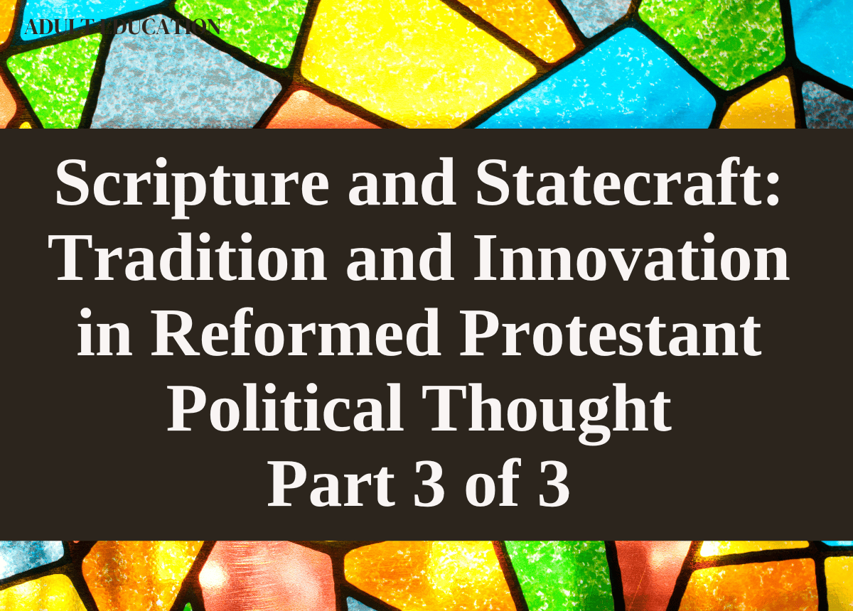Scripture and Statecraft