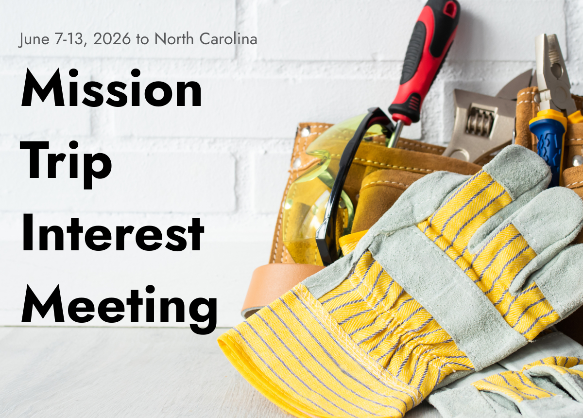 Mission trip interest mtg